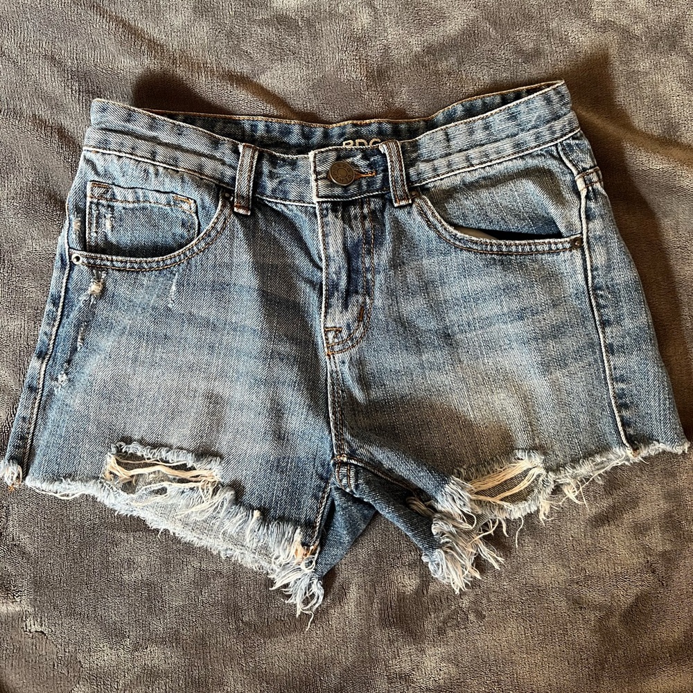 BDG Mid Rise Jean Shorts Urban Outfitters